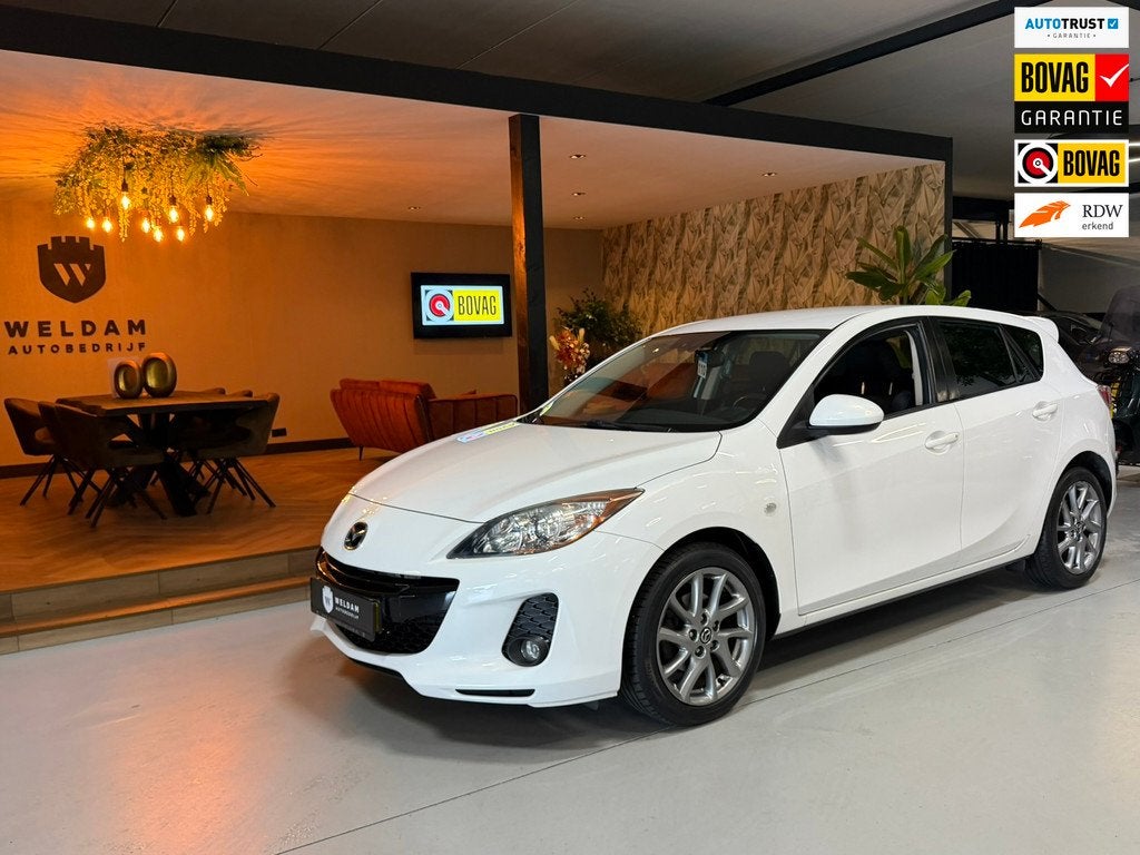 Mazda 3 1.6 TS|Trekhaak|Navi|Lage KM|Cruise|Climate Control|, Auto's, Voorwielaandrijving, Euro 5, Stof, Gebruikt