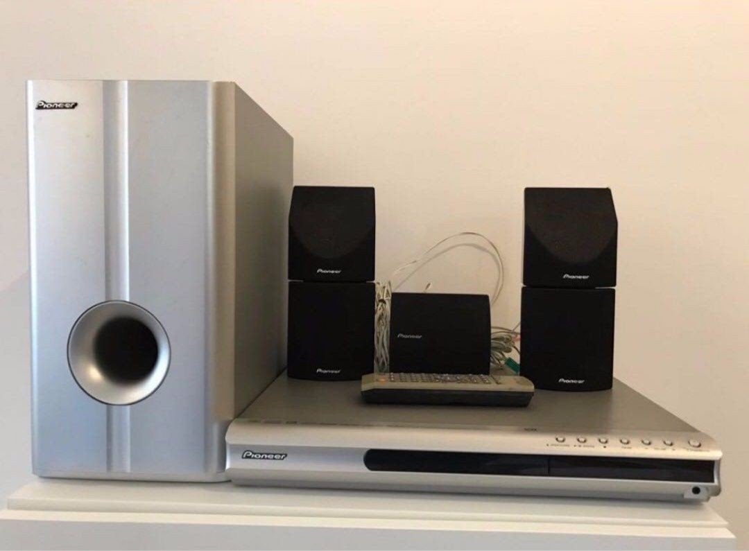 Pioneer home cinema set 5.1 thuisbioscoop, 70 watt of meer, Ophalen of Verzenden, Zo goed als nieuw, Pioneer