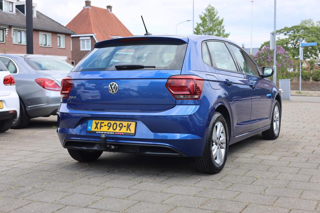 Volkswagen Polo 1.0 TSI COMFORTLINE | AUT I NAVI I CARPLAY, Stof, Gebruikt, Euro 6, Blauw