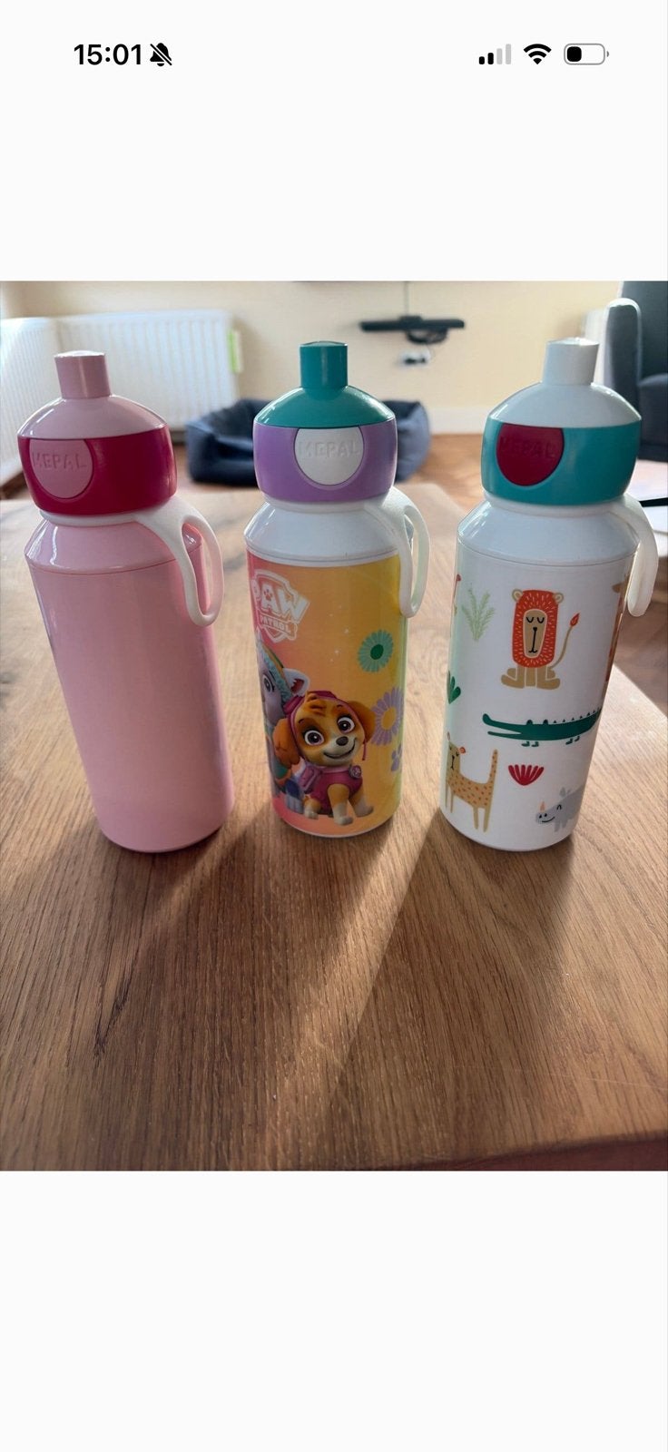 Mepal Pop-Up Bekers - Set van 3, Ophalen, Zo goed als nieuw