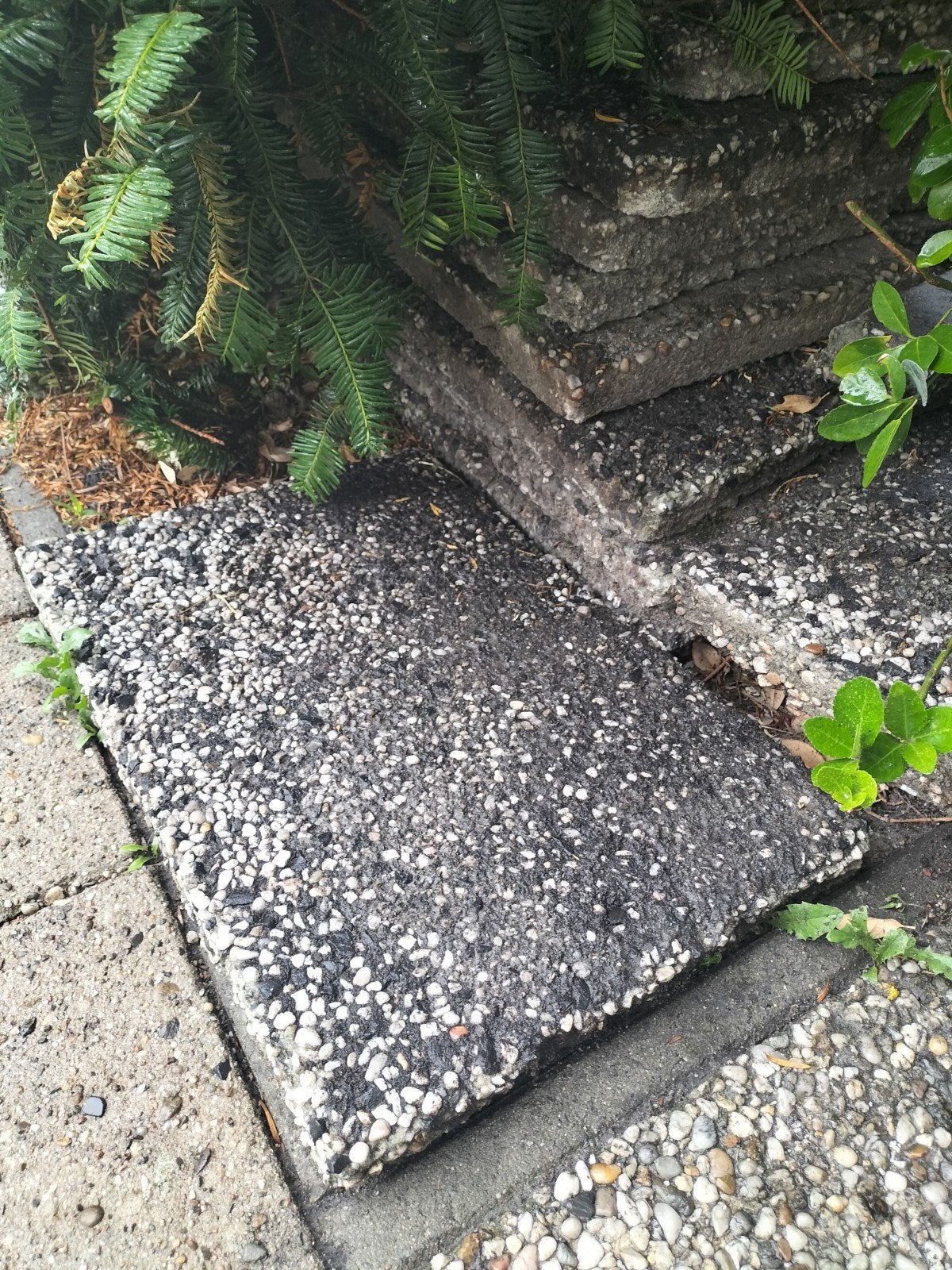 60x40 grindtegels, Tuin en Terras, Ophalen, Gebruikt, Grijs