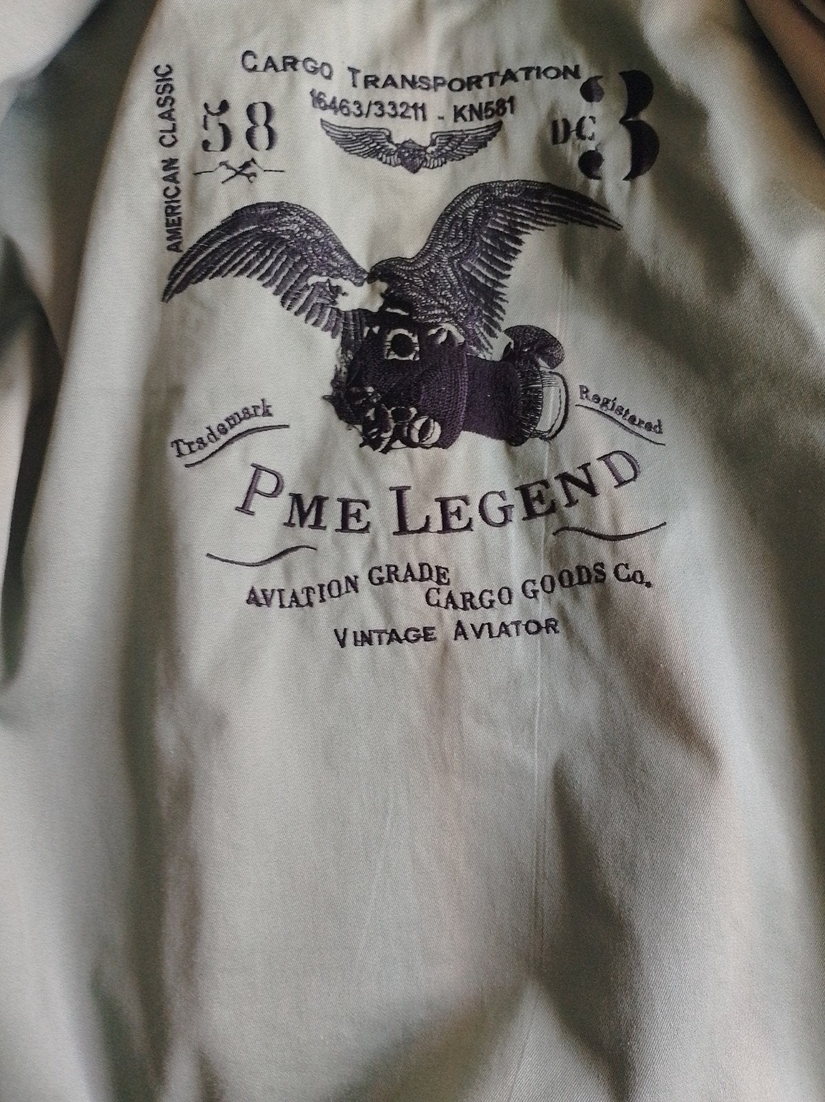 PME Legend MA-1 Flight Jacket - Leren Bomberjack, Ophalen, PME Legend