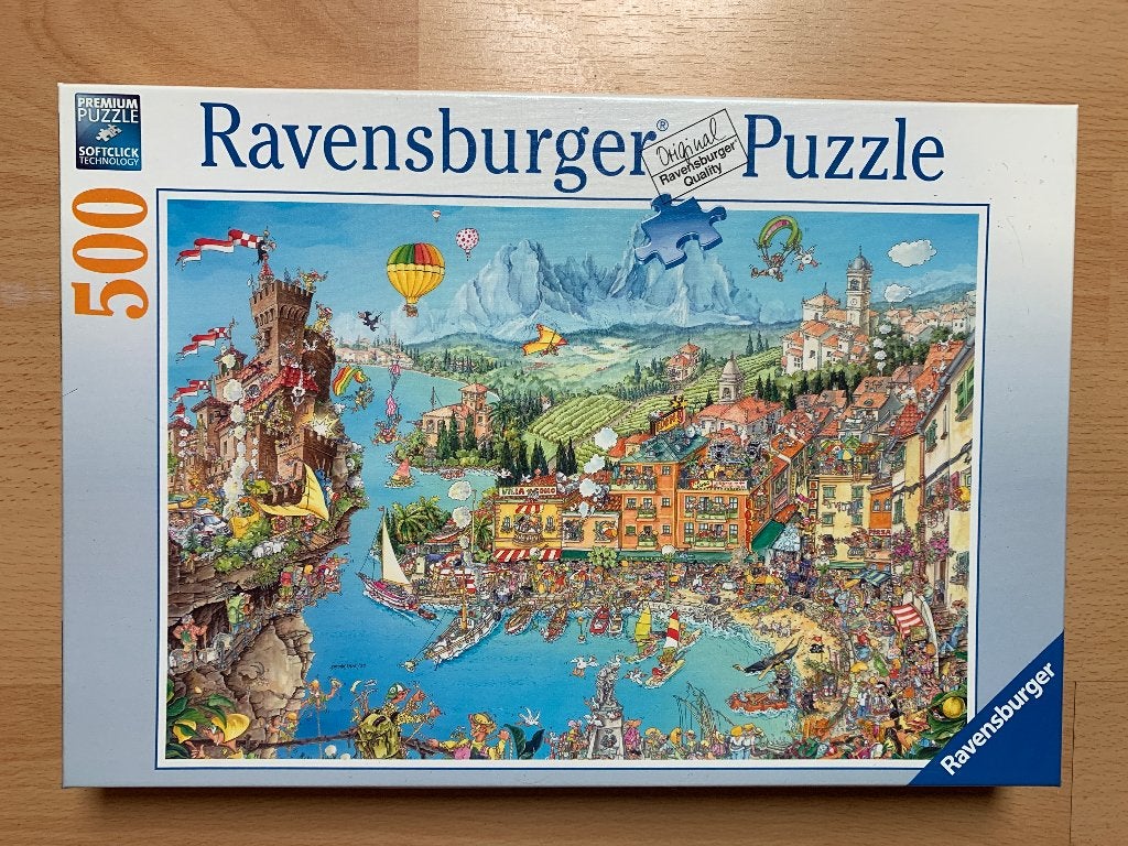 Puzzel Ravensburger 500st, Ophalen, 500 t/m 1500 stukjes, Gebruikt, Legpuzzel