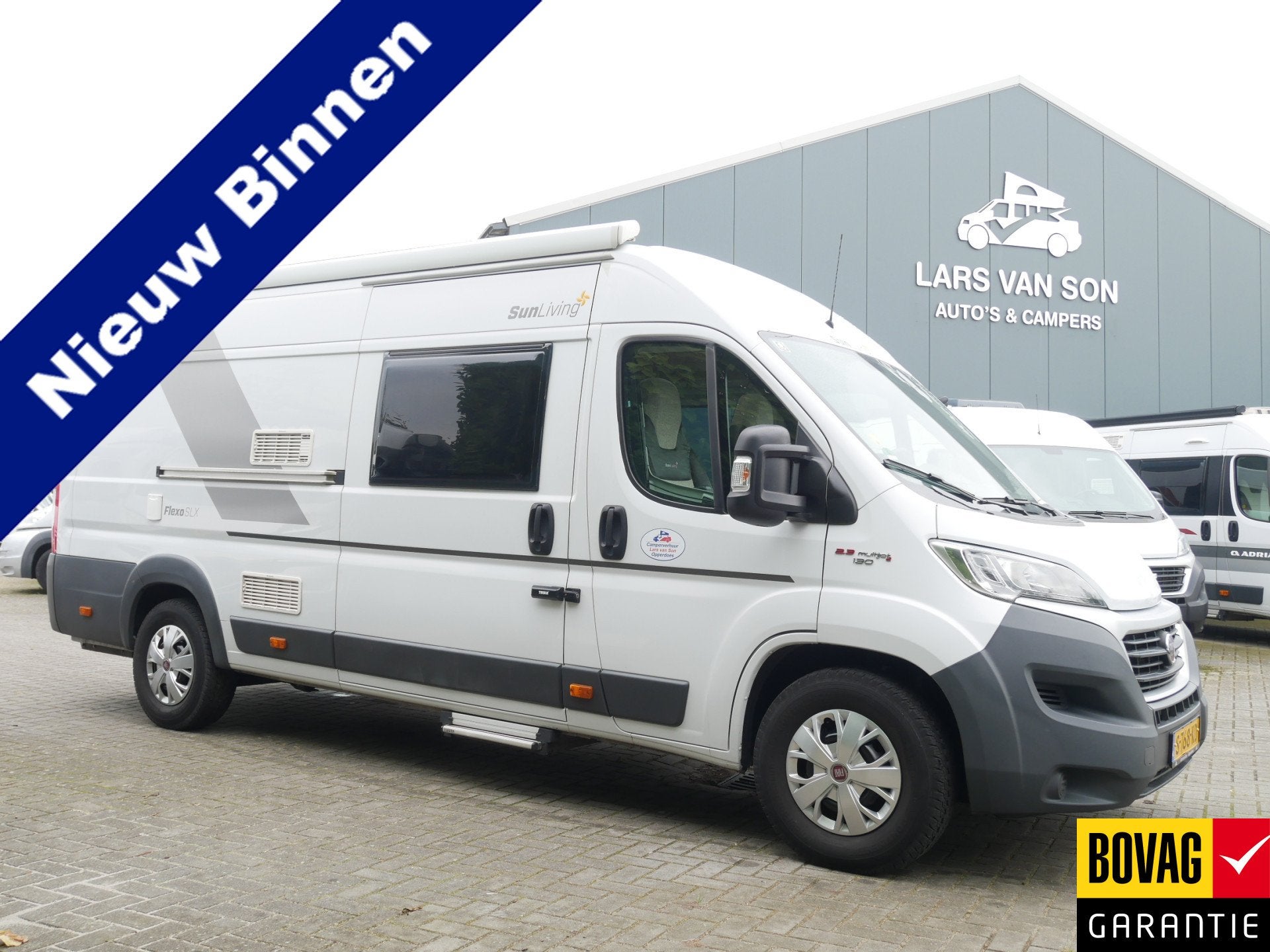 Sun Living Flexo SLX, Buscamper 6.40 Meter, Lengtebedden!, F, Caravans en Kamperen, Ringverwarming, Almersdorperweg 39
1674NW  OPPERDOES, NL