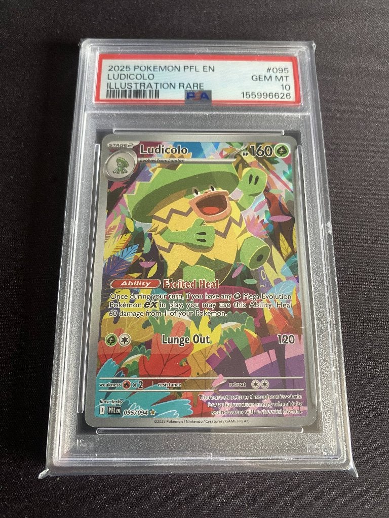 Ludicolo (PFL 095) - PSA10, Ophalen of Verzenden, Nieuw, Losse kaart, Foil