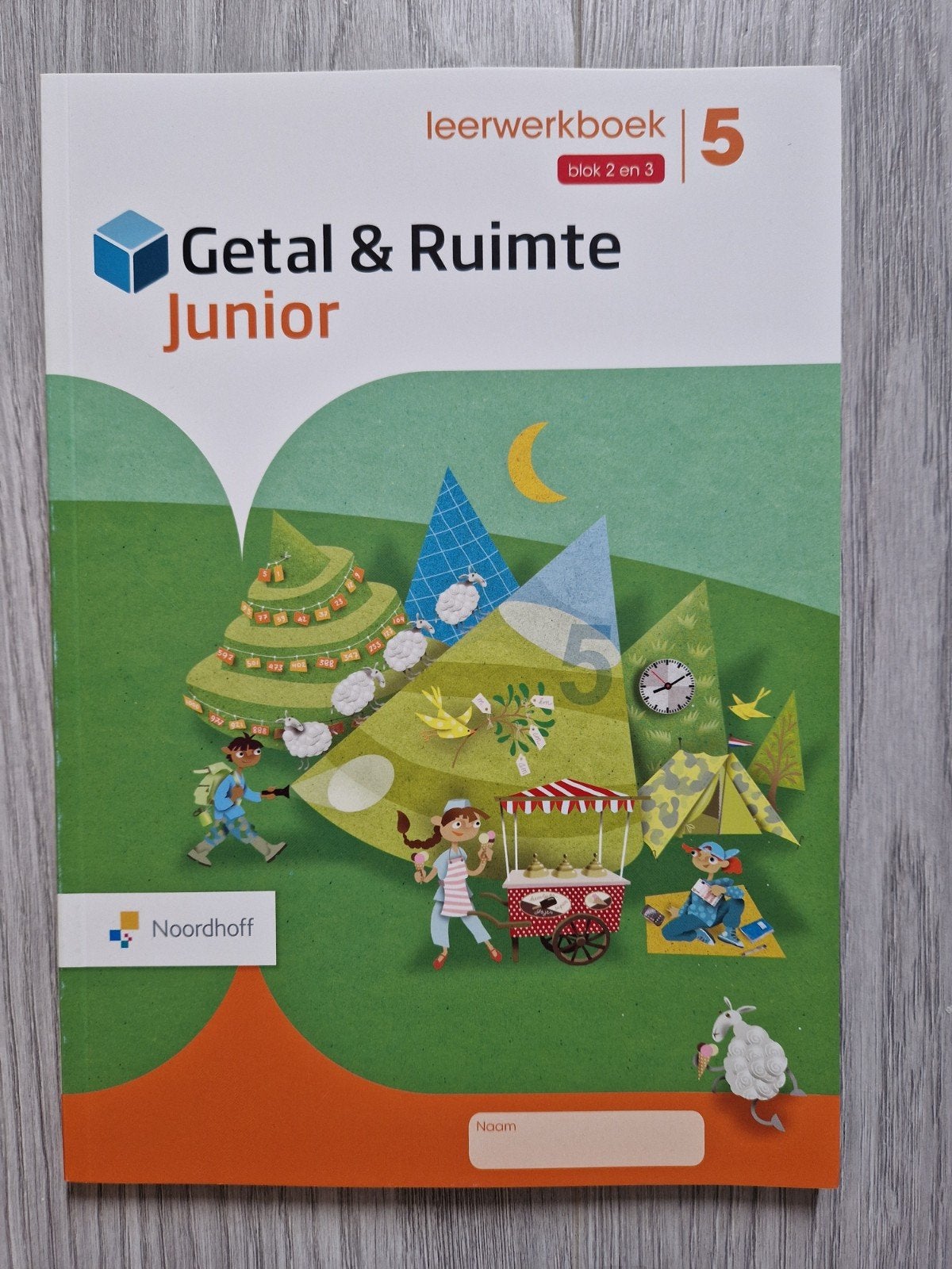 Nieuw leerwerkboek Getal & Ruimte Junior groep 5- blok 2 & 3, Overige vakken, Nieuw, Ophalen of Verzenden, Noordhoff Uitgevers