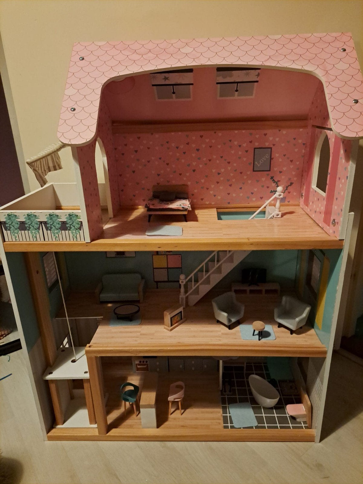 poppen huis en barbie spullen, Ophalen, Zo goed als nieuw, Toebehoren