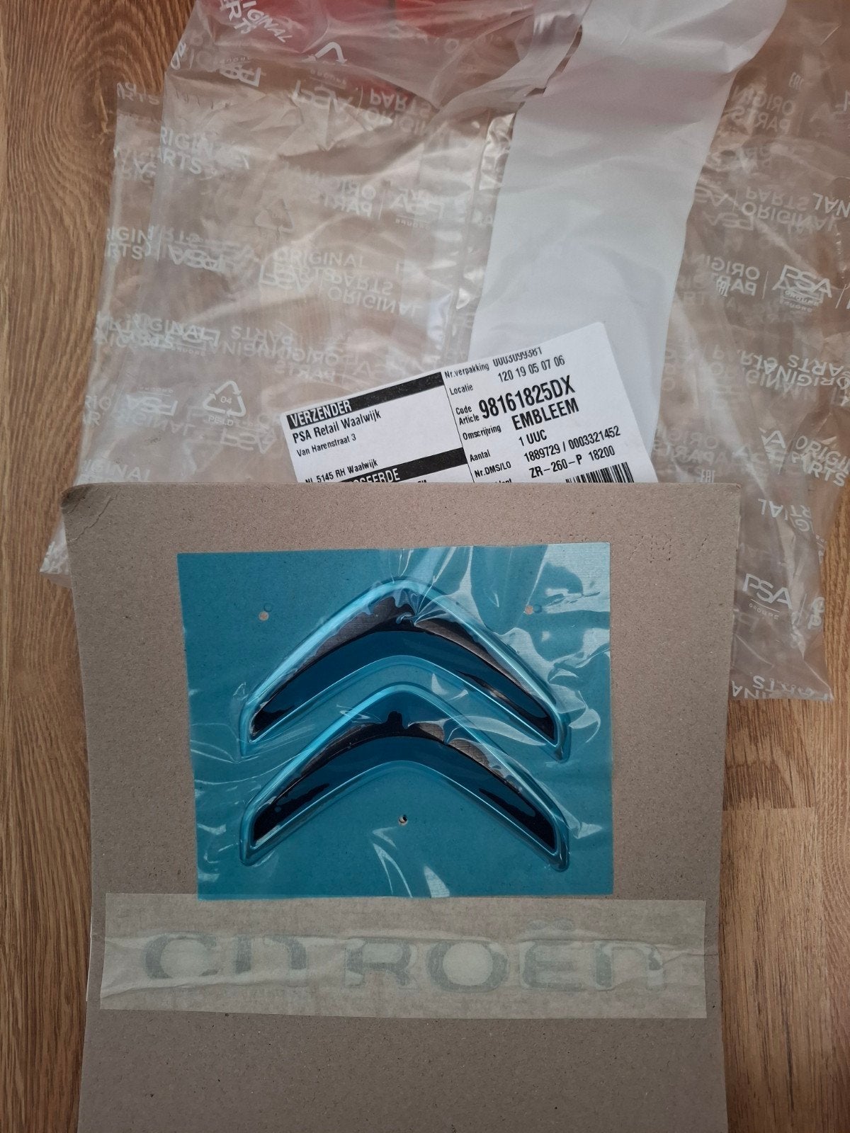 Citroën C4 Picasso achterklep embleem, Ophalen of Verzenden