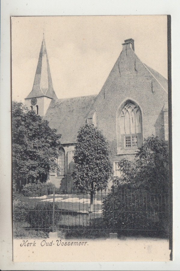 Oud-Vossemeer - Tholen, Kerk, Ophalen of Verzenden, Voor 1920, Ongelopen, Zeeland