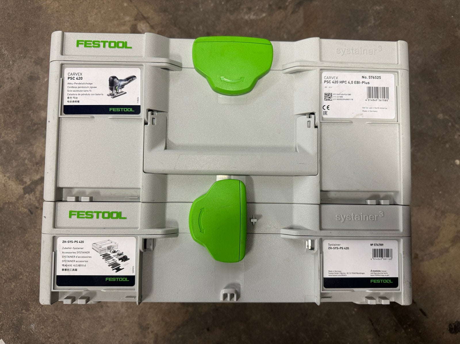 Festool Accu Decoupeerzaag Carvex, Ophalen, Decoupeerzaag, Zo goed als nieuw, 30 tot 70 mm