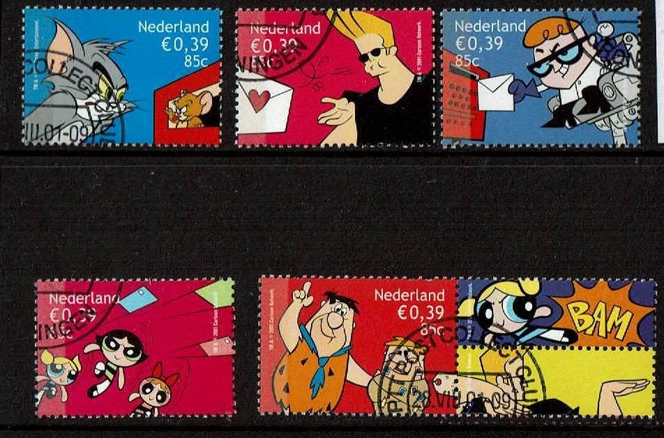 Nederland NVPH 1994-1998 gestempeld 4, Verzenden, Na 1940, Gestempeld