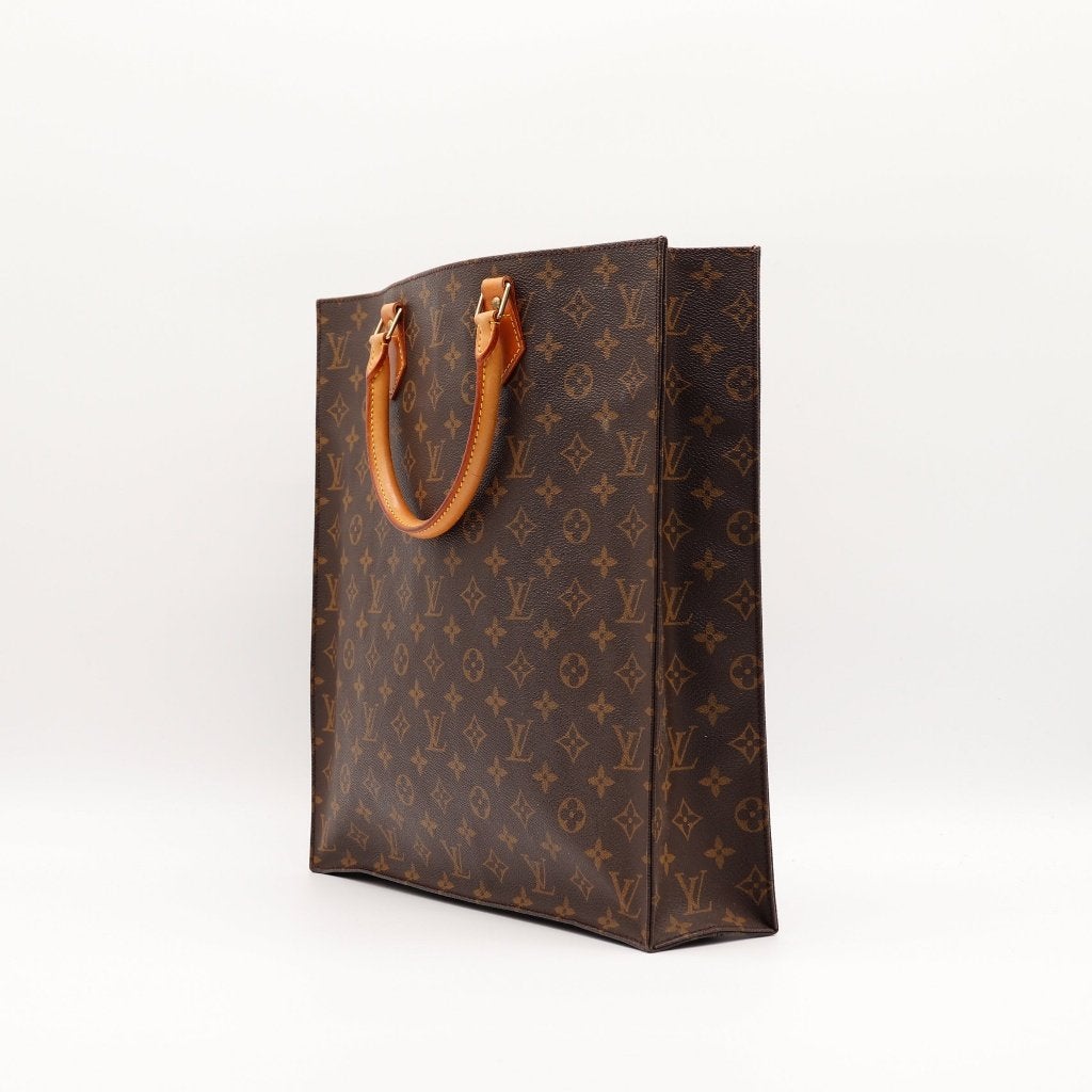 Louis Vuitton Sac Plat handtas, Verzenden, Gebruikt, Bruin, Handtas