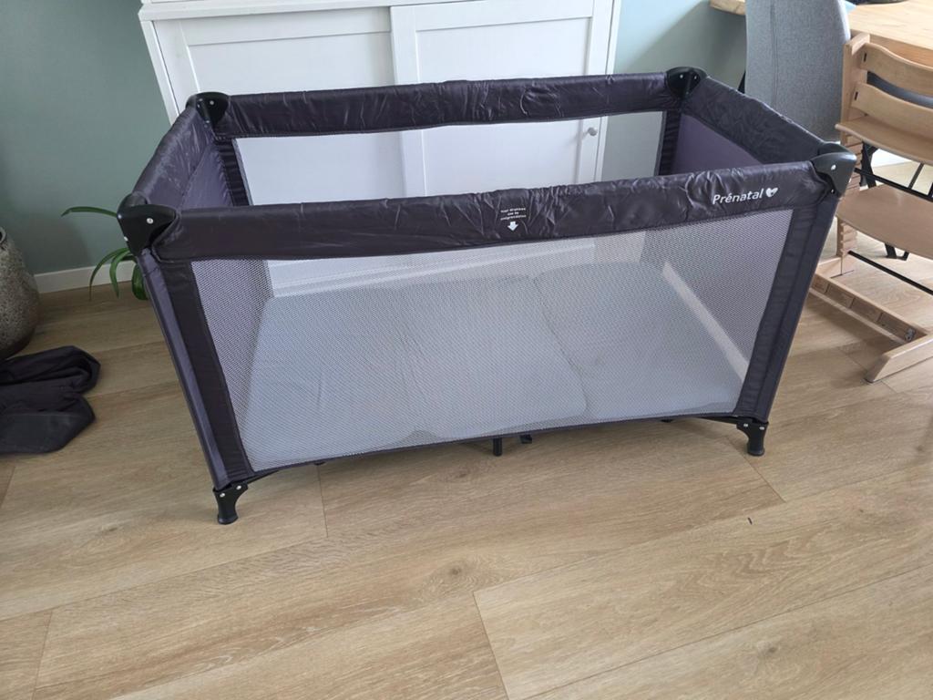 Prenatal campingbedje met matras, Gebruikt, 70 tot 85 cm, Matras, 140 tot 160 cm
