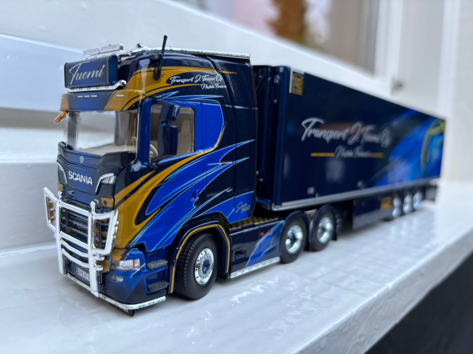 Tekno Scania Tuomi 1:50, Ophalen of Verzenden, Nieuw, Bus of Vrachtwagen, Tekno