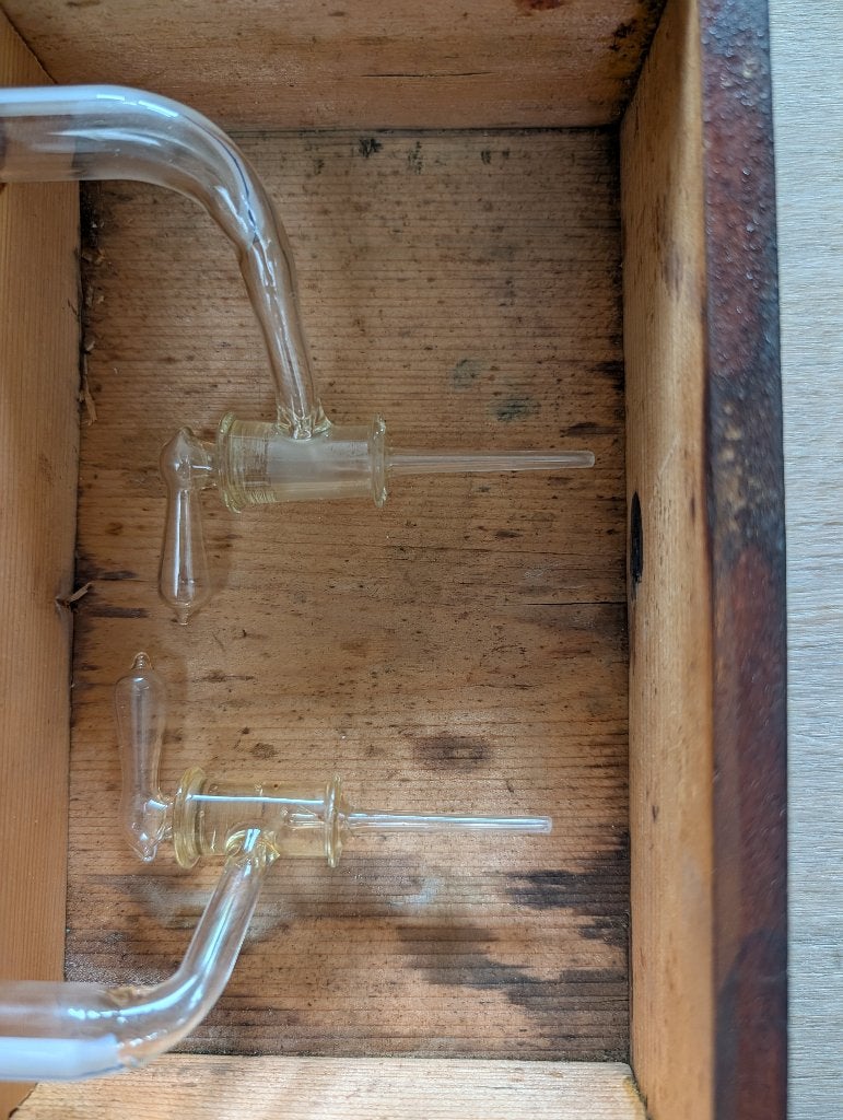 laboratorium glaswerk titratie, Ophalen, Gebruikt