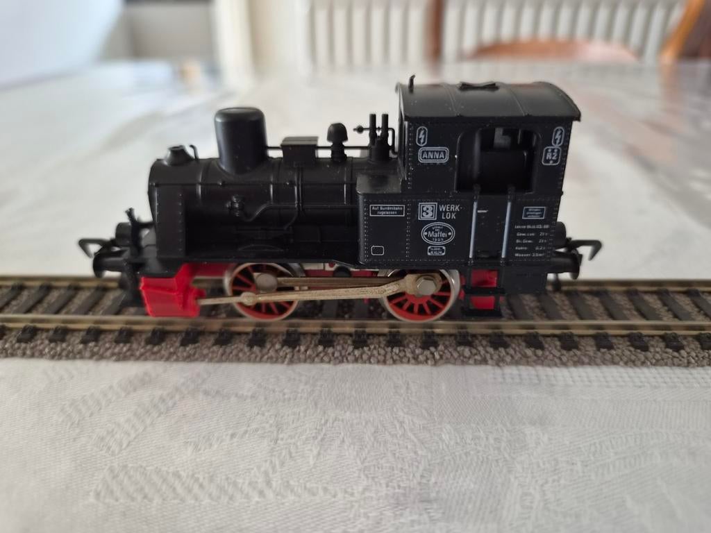 Fleischmann stoomlocomotiefje Anna, Gebruikt, Fleischmann, Ophalen of Verzenden, NS