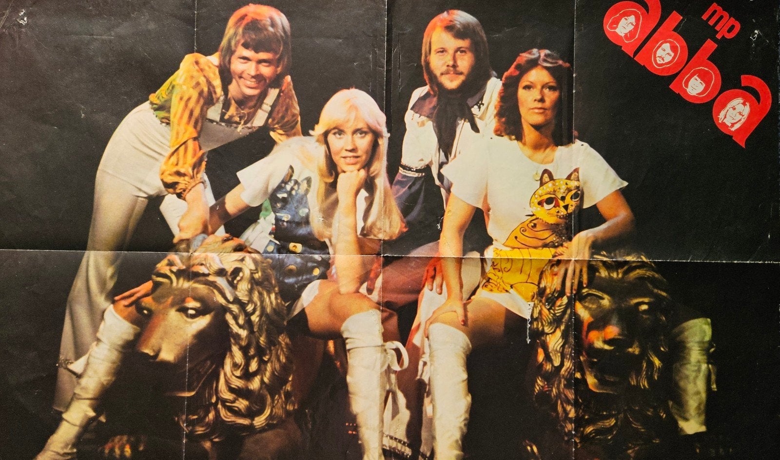 2 Abba posters te koop, Ophalen of Verzenden, Poster, Artwork of Schilderij