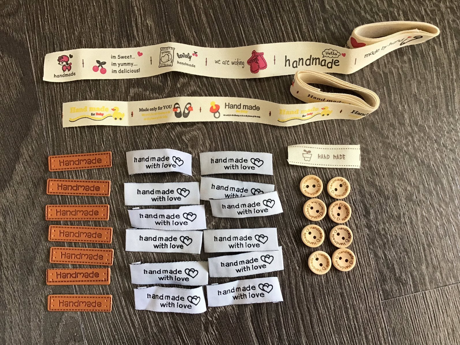 Labels / knoopjes handmade, Ophalen of Verzenden, Nieuw, Overige typen