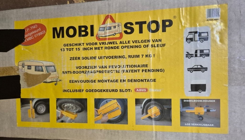 caravan/auto  wielklem, Ophalen, Zo goed als nieuw