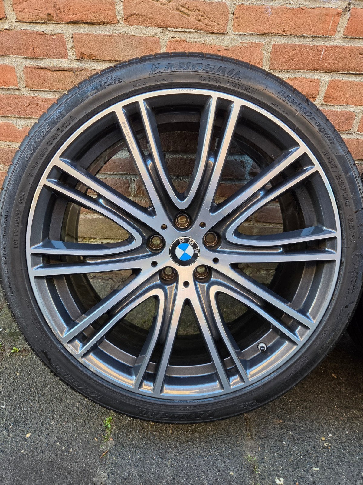 BMW 20 inch orginele Individual 759i velgen G30/G31, Auto-onderdelen, Ophalen, Banden en Velgen, Personenwagen, 20 inch