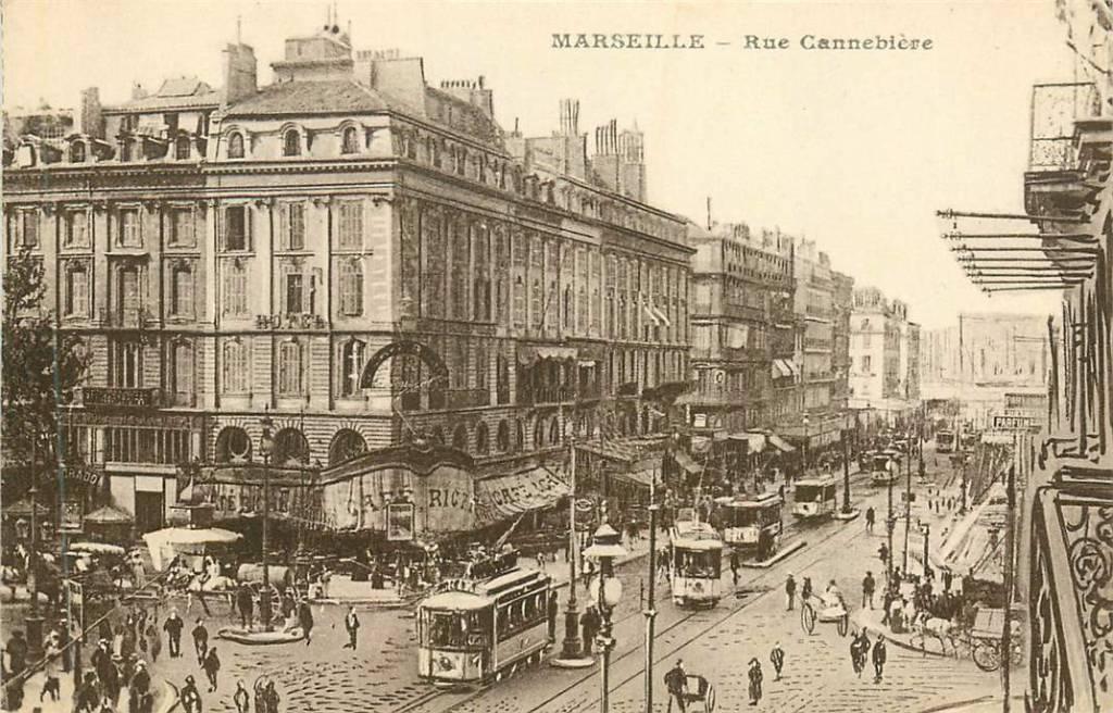 381-238-025 Marseille Rue Cannebiere, Verzenden, Voor 1920, Frankrijk