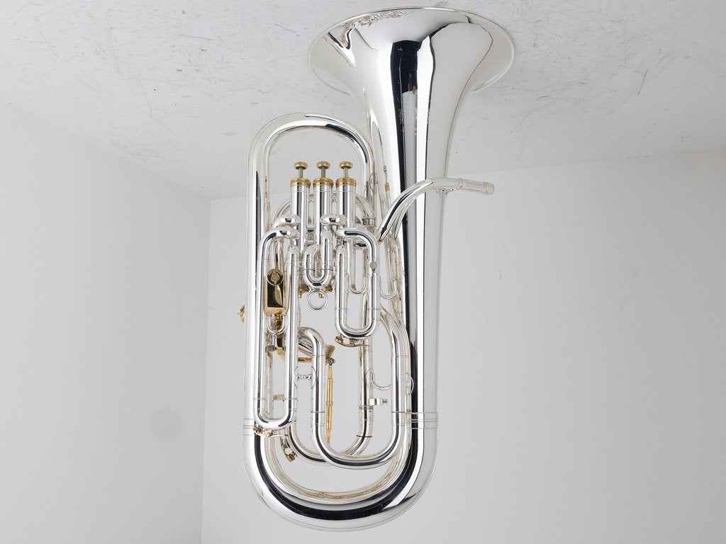 Gebruikte Euphonium Besson Prestige, zilver beker 304, Muziek en Instrumenten, Gebruikt, -, Ophalen of Verzenden, -
