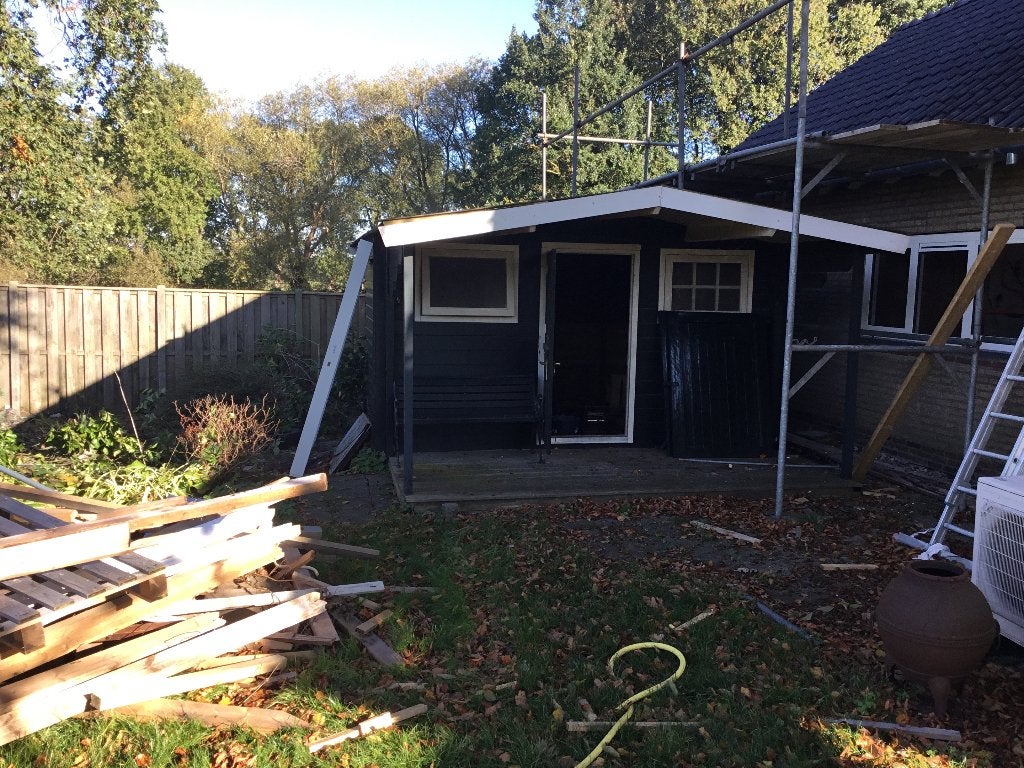 Tuinhuisje, Ophalen, Tuinhuis, 250 tot 500 cm, 2 ramen