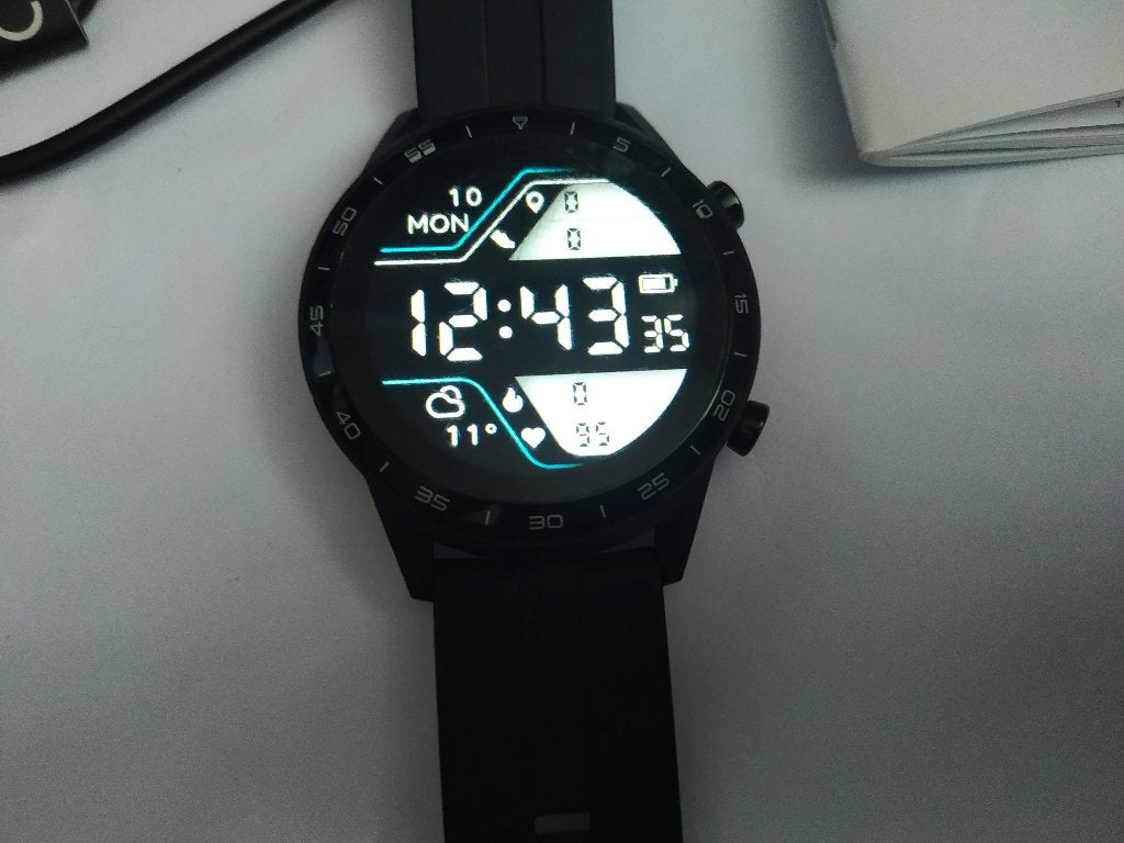 Sweex Smart Health Watch SWSW001BK, Zwart, Zo goed als nieuw, Conditie, Waterdicht