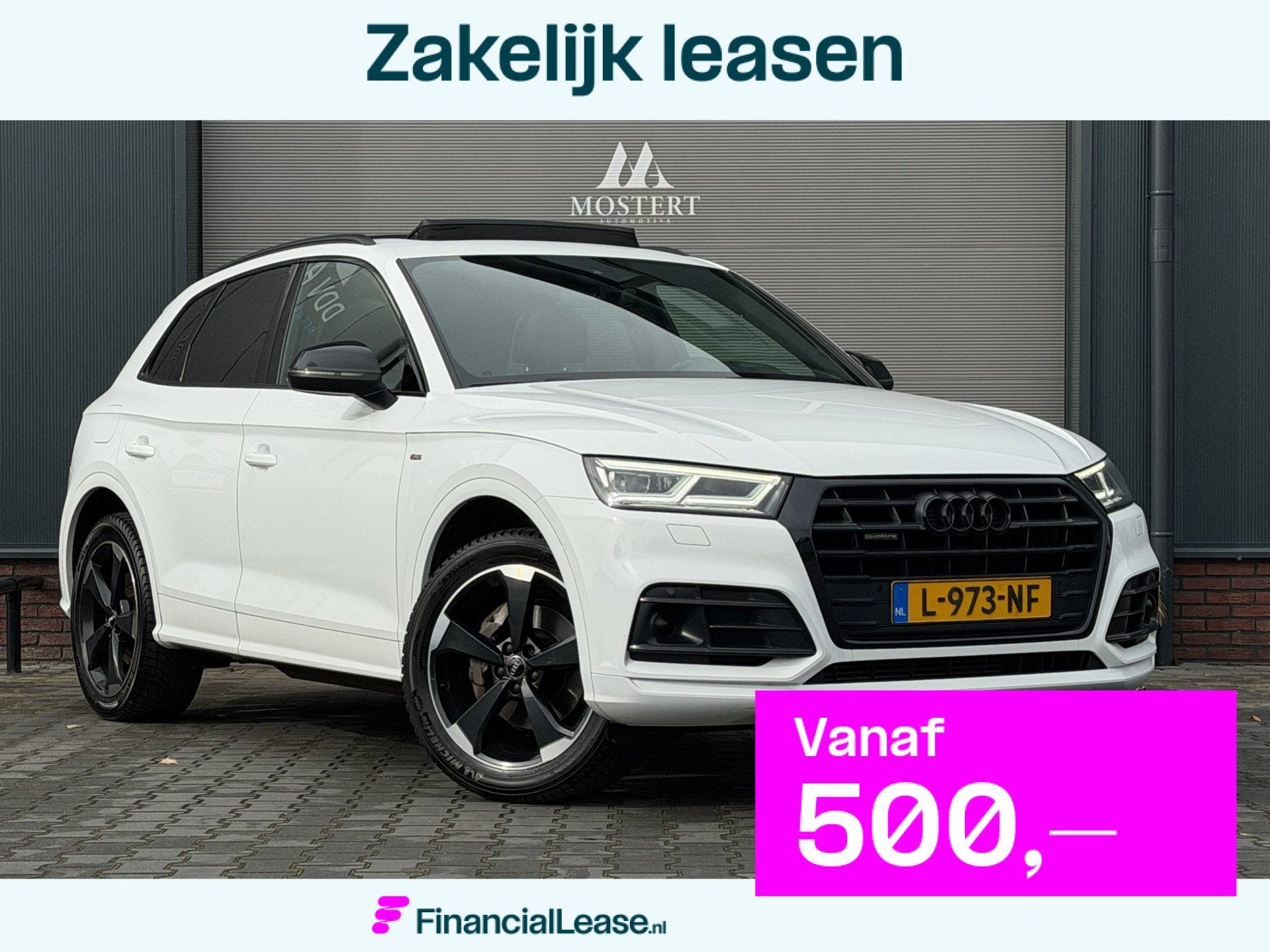 Audi Q5 45 TFSI/245pk quattro S edition|2020|S-line|Dealer|P, Automaat, Gebruikt, 4 cilinders, Wit