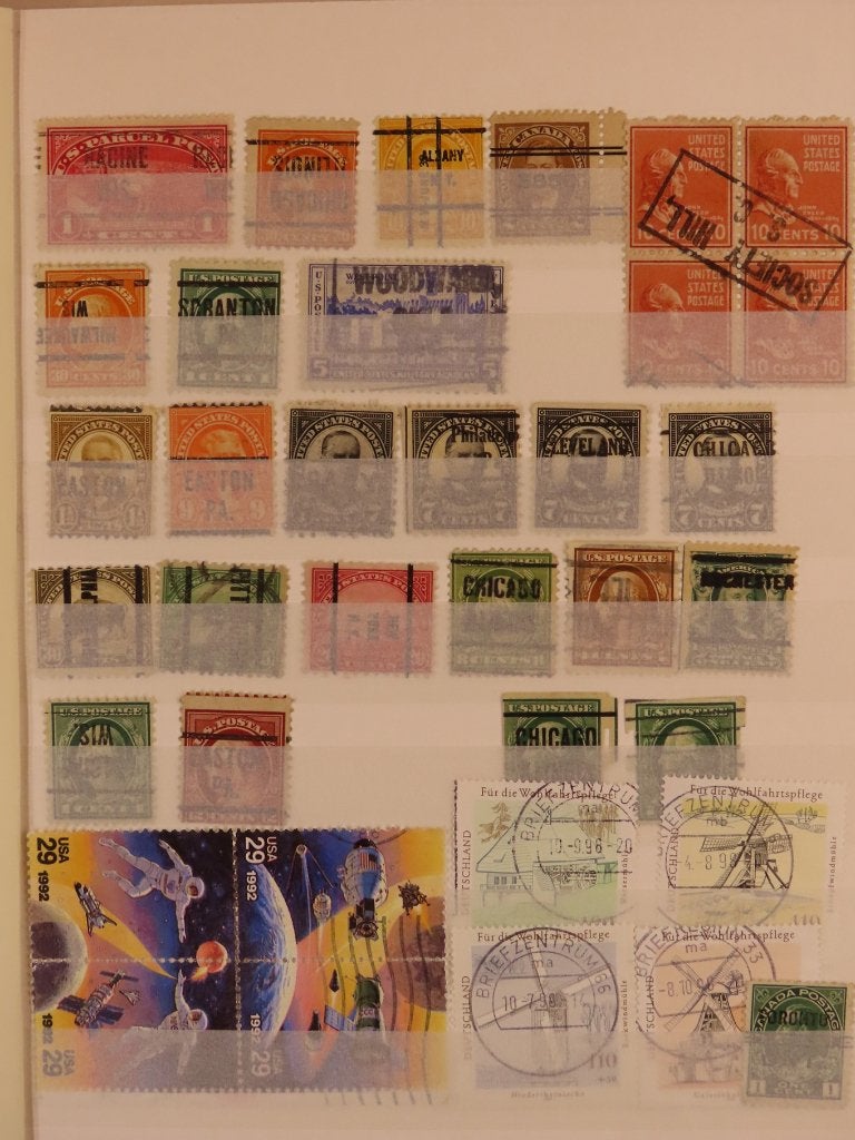 USA PRE-CANCELS - ver  over 1000 stuks - leuk kavel (J208), Ophalen of Verzenden, Buitenland