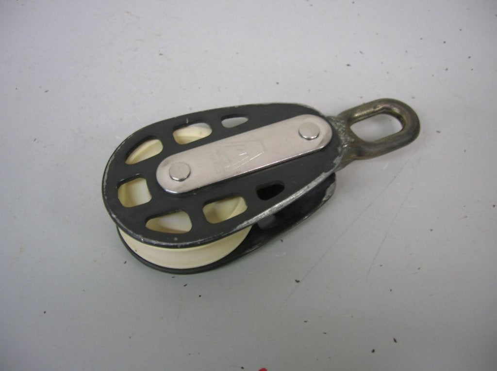 Lewmar, klassiek blok, katrol, enkelschijfs, voor 12 mm lijn, Ophalen of Verzenden, Gebruikt, Lijn of Blok