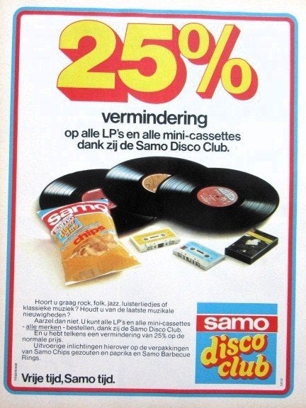 50+ advertenties reclames 75-77 Tandy Valois Beukelaer Kern, Ophalen of Verzenden, Gebruikt, Overige typen