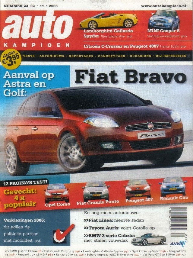Autokampioen 23 2006: Subaru Impreza WRX STI - Mini Cooper S, Ophalen of Verzenden, Gelezen, Algemeen