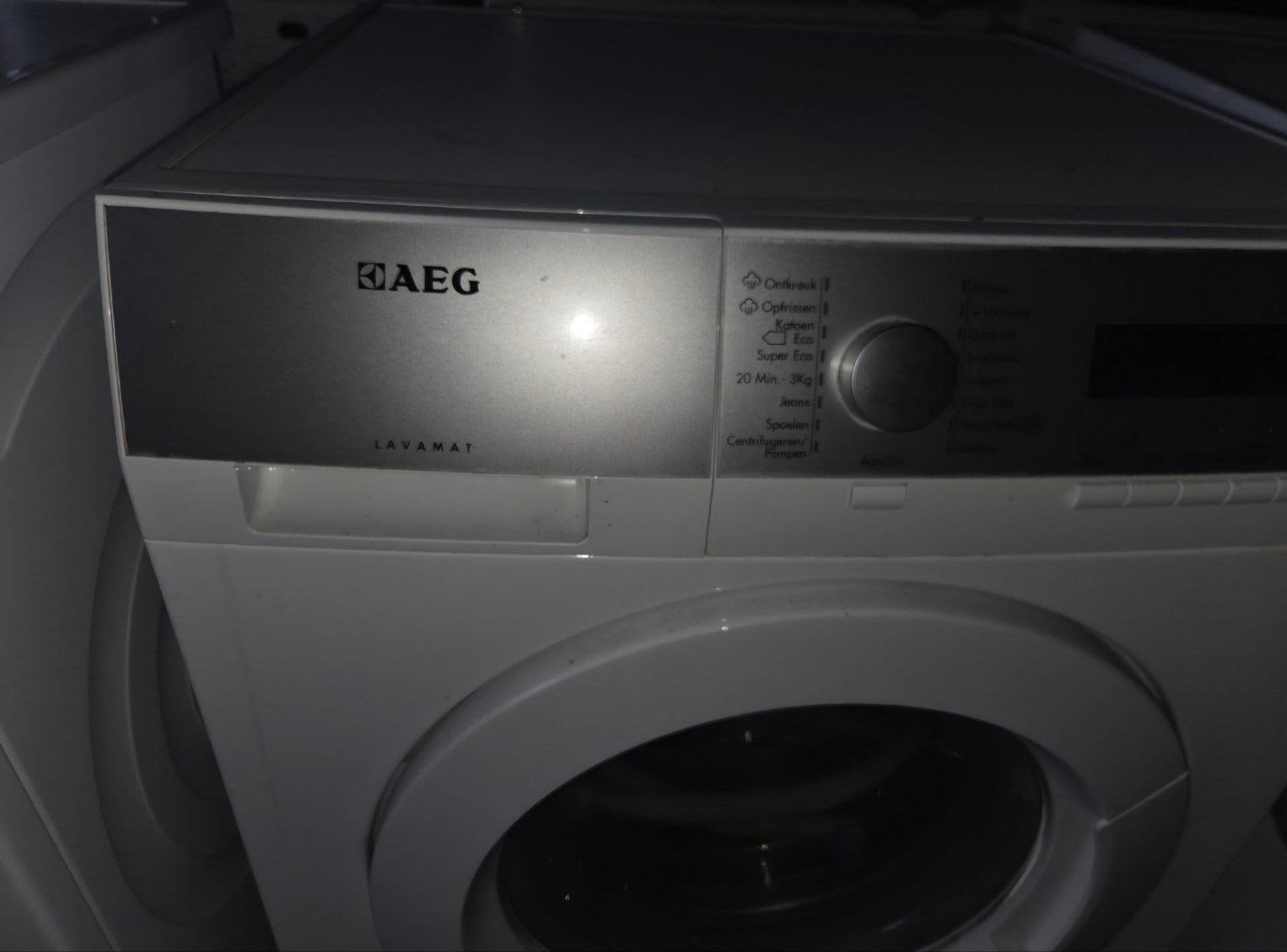 AEG Lavamat Protex LCELEB125 Wasmachine - 7 kg Voorlader, Ophalen, Gebruikt, Kort programma, 85 tot 90 cm