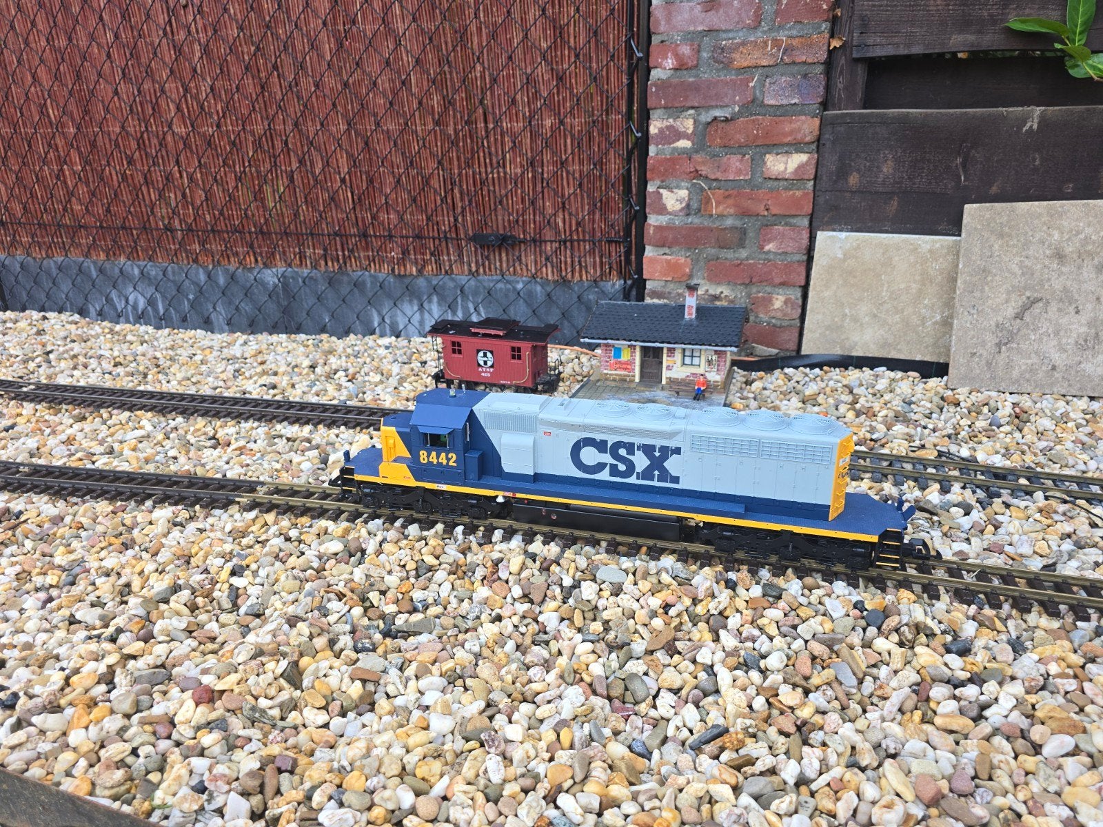 Usa Trains SD40-2 digitaal, ovp rijd op LGB spoor, Ophalen of Verzenden, Gelijkstroom, Locomotief, Overige merken