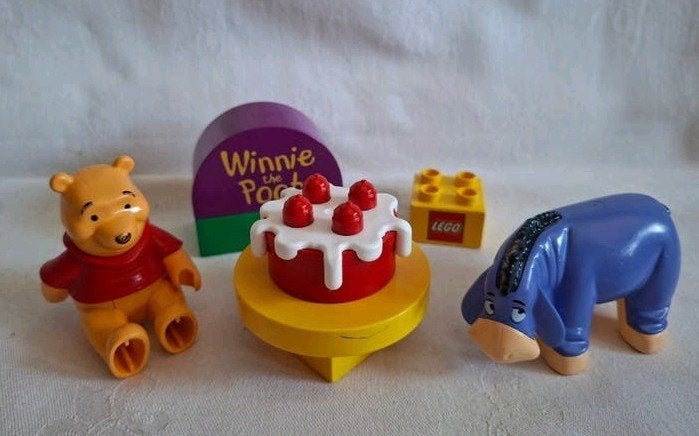 Vintage Duplo Winnie The Pooh set 2982 Eeyore's Birthday, Kinderen en Baby's, Ophalen of Verzenden, Gebruikt, Duplo