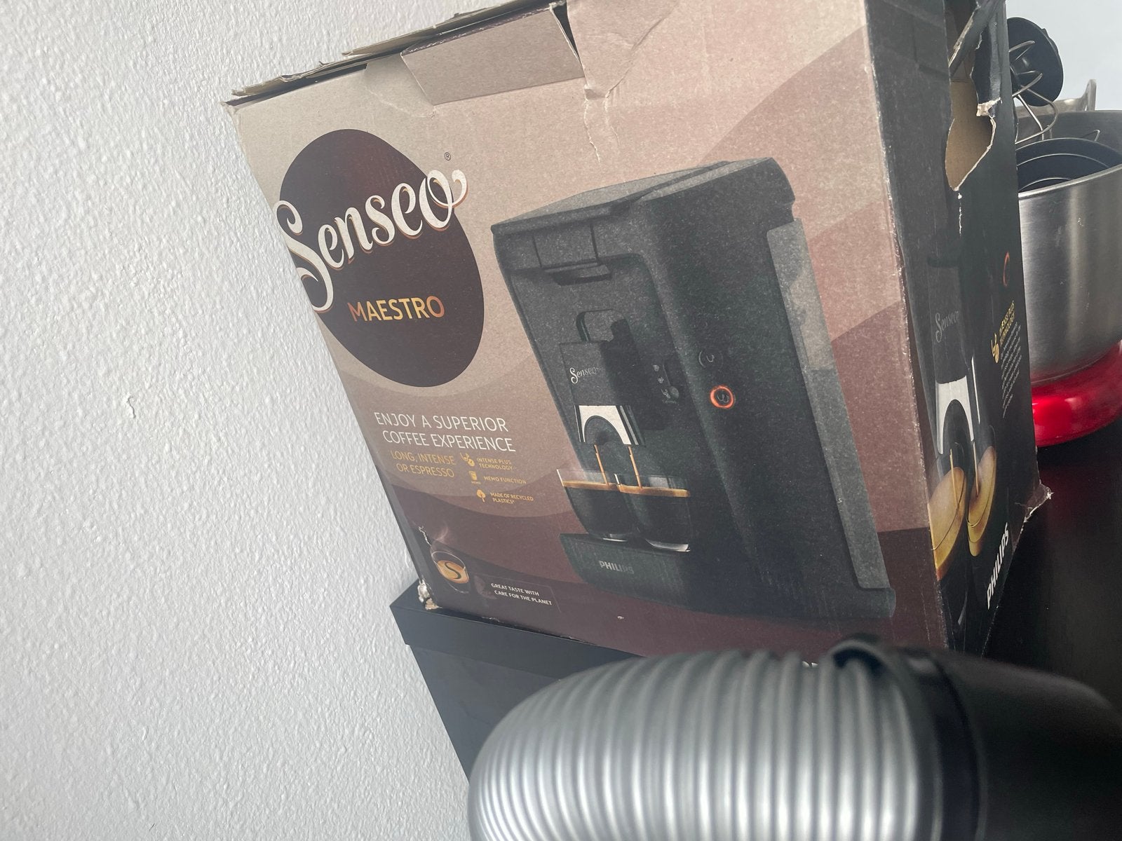 Philips Senseo Maestro CSA260 Zwart - Ongebruikt, Ophalen, Koffiepads en cups, 2 tot 4 kopjes, Koffiemachine