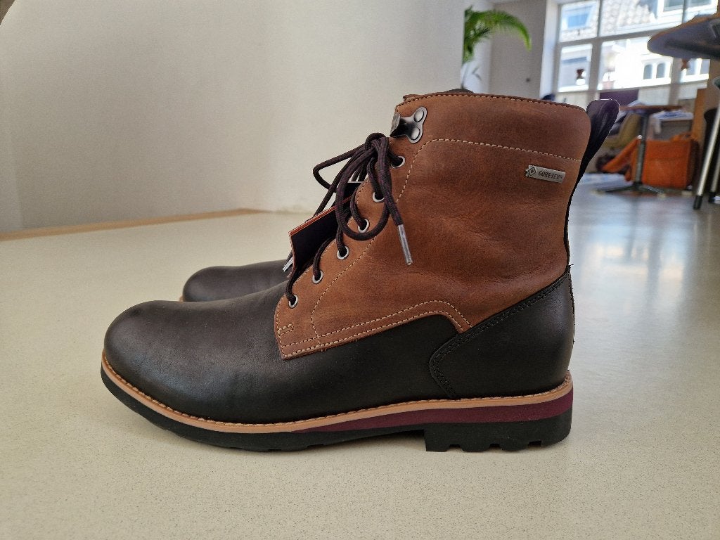 Clarks Men''s Padley GTX Hi maat 45.5 (nieuw), Kleding | Heren, Bruin, Boots, Nieuw, Ophalen of Verzenden