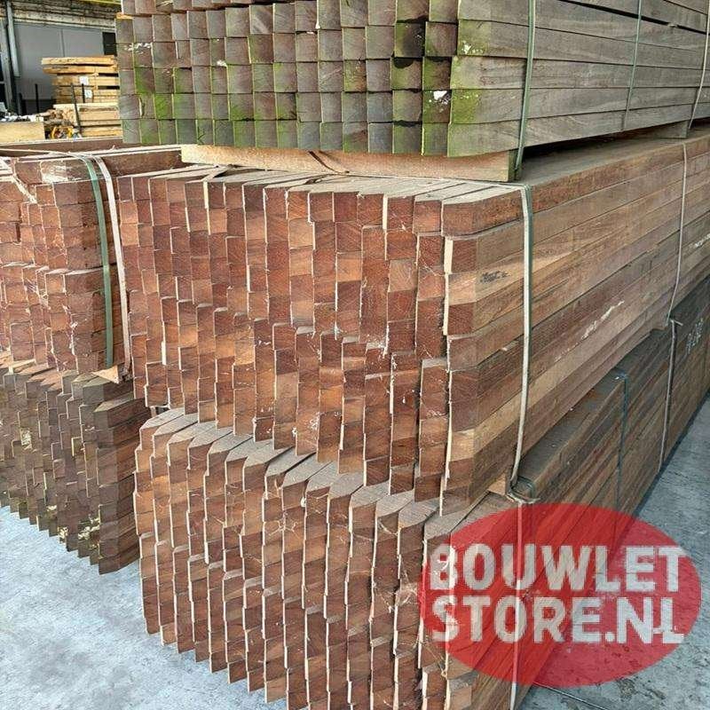 Hardhouten palen tuinpalen | 60 x 60 mm | tuinhout | 3500mmn, Tuin en Terras, Palen, Balken en Planken, Palen, Nieuw, Ophalen of Verzenden