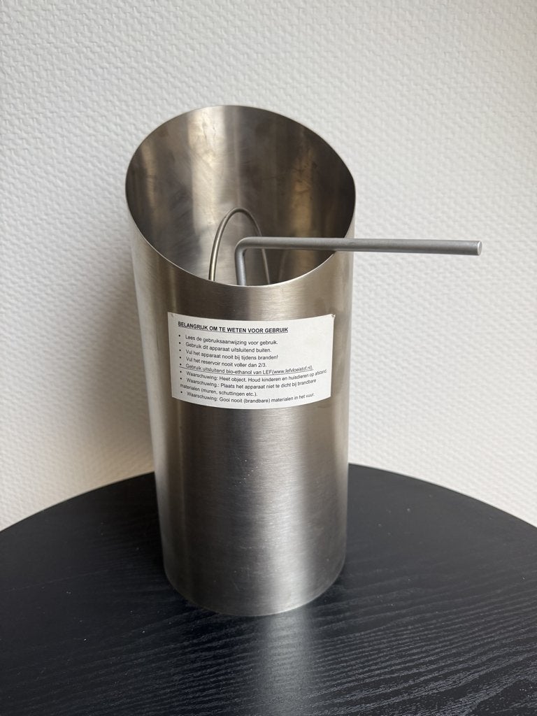 RVS Bio-Ethanol brander Terrasverwarmer Sfeerbrander, Tuin en Terras, Ophalen of Verzenden, Zo goed als nieuw
