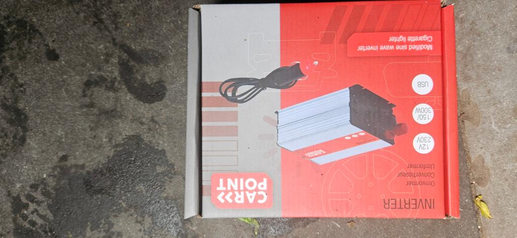 Carpoint Omvormer 12V naar 230V 300W met USB, Ophalen of Verzenden, Nieuw