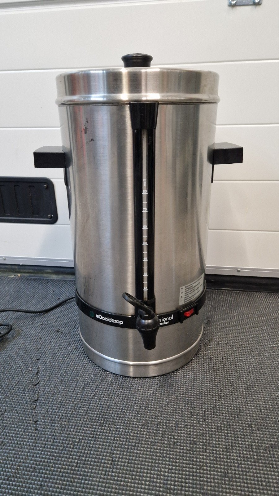 Daalderop Professionele Koffie Percolator, Gebruikt, Overige modellen, 10 kopjes of meer, Gemalen koffie