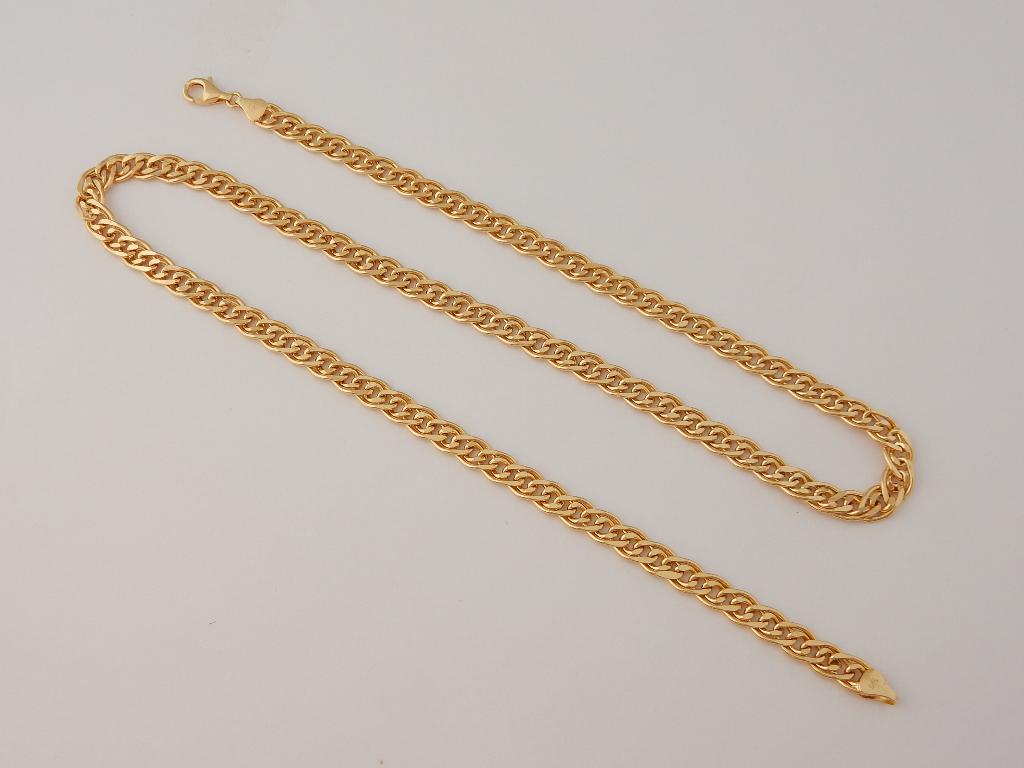 Zware lange 14k Gouden Heren Ketting Cubanschakel Gourmet, Jw, Verzenden, Nieuw, Info@juwelenwereld.nl