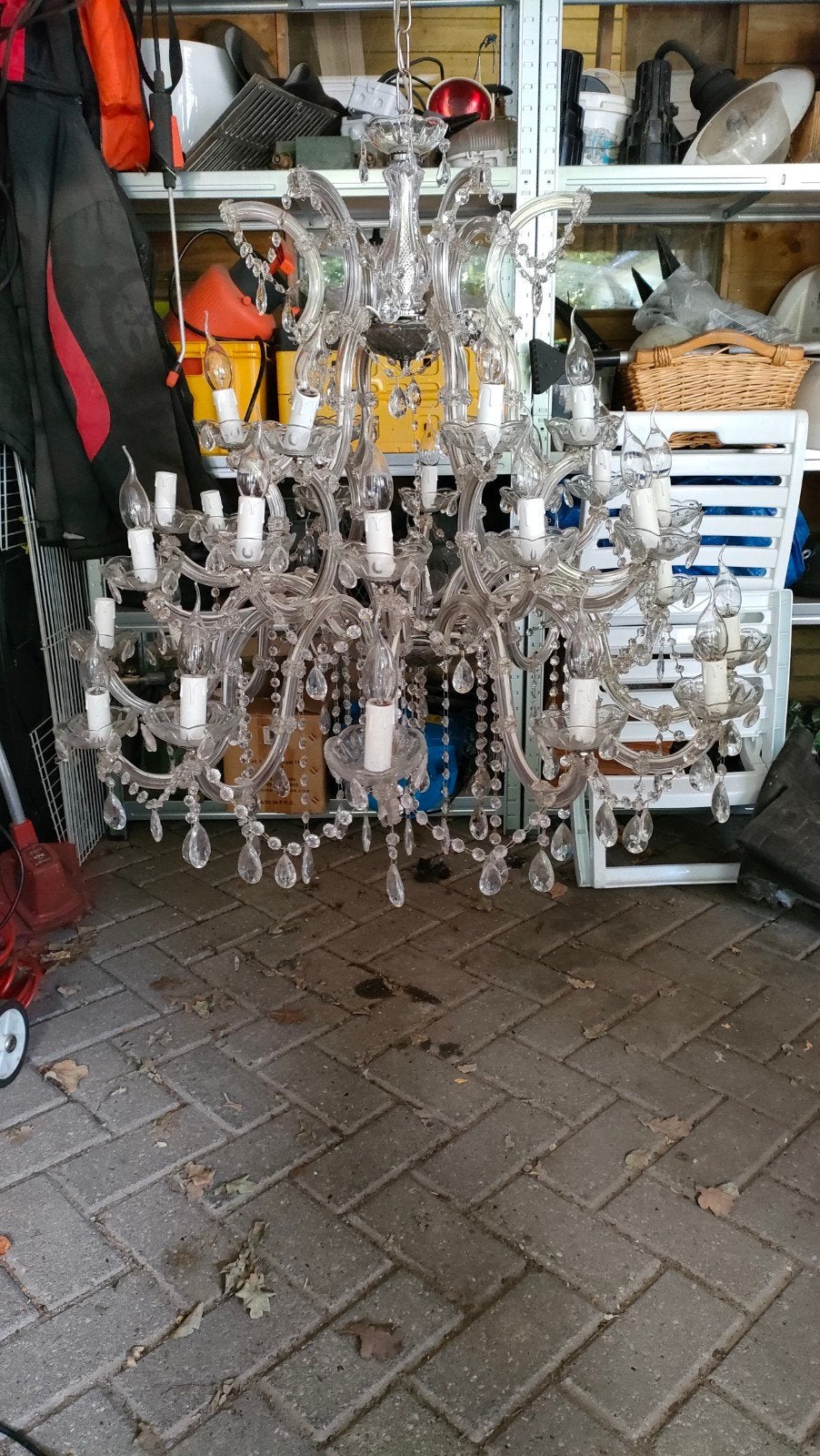 Kroonluchter 32 arms, Ophalen, Zo goed als nieuw