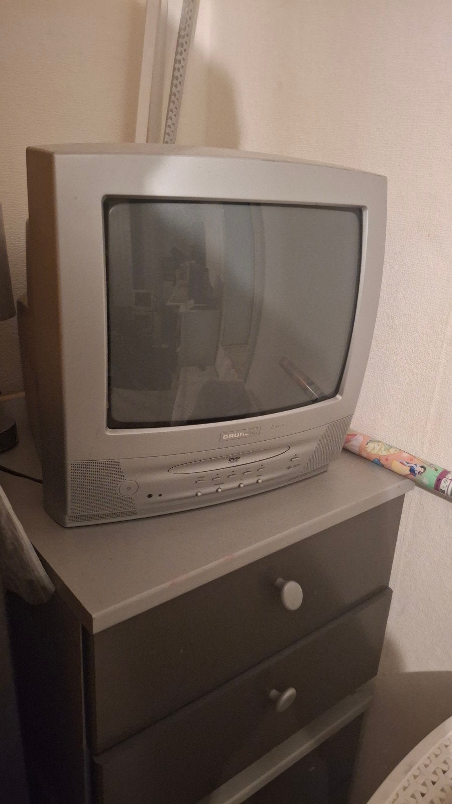 Grundig Davio 14 TVD 37-2401 CRT TV met DVD-speler, Ophalen of Verzenden, Gebruikt, Minder dan 40 cm, Grundig