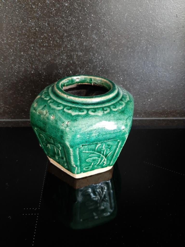 Antieke Chinese gemberpot, Ophalen of Verzenden