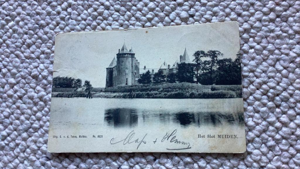 Ansichtkaart Muiden Het Slot 1903. 940, Ophalen of Verzenden, Voor 1920, Gelopen, Noord-Holland