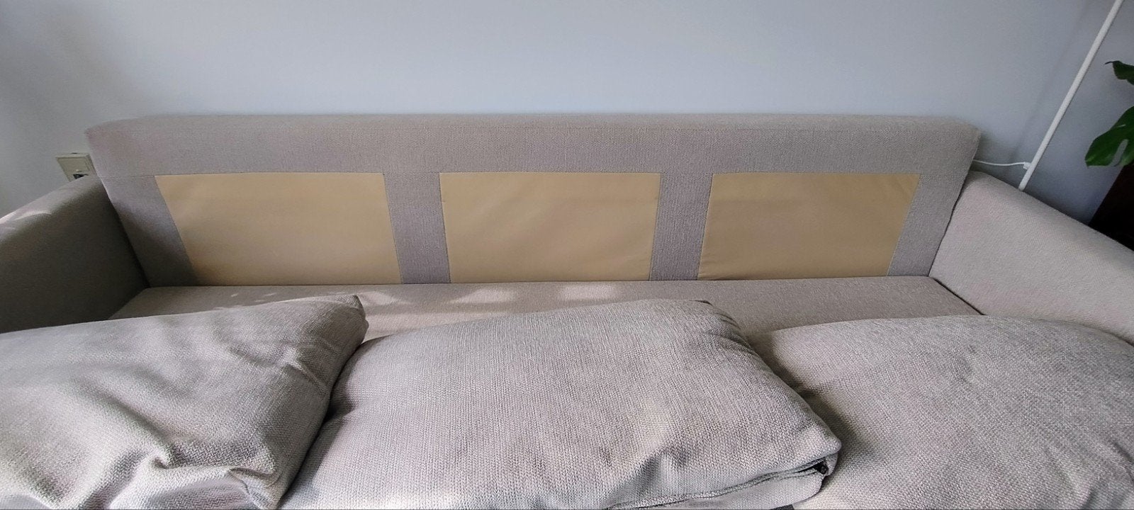 Ikea Friheten slaapbank - Gebruikt, mag snel weg!, Ophalen, Gebruikt, Tweepersoons, Beige
