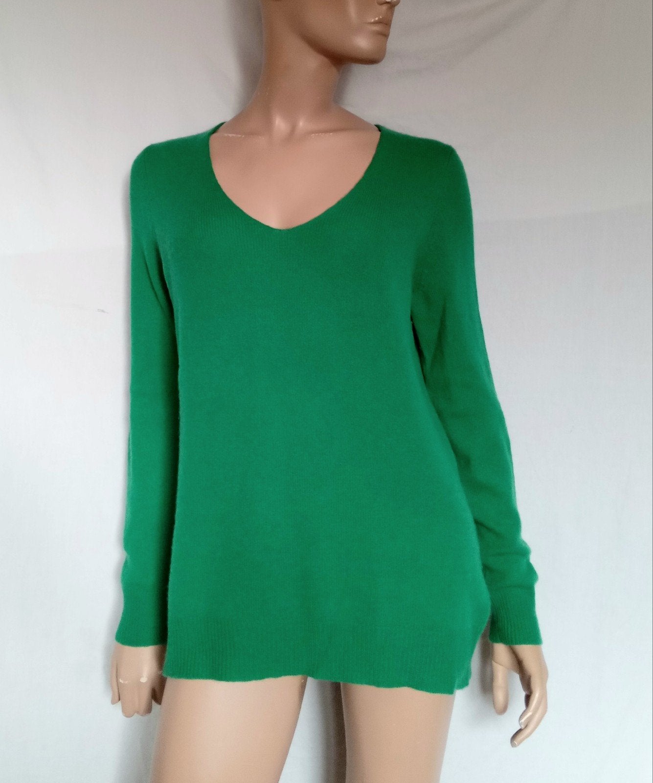 BLUE MOTION CASHMERE Trui , Maat 42, Ophalen of Verzenden, Zo goed als nieuw, Maat 42/44 (L), Groen