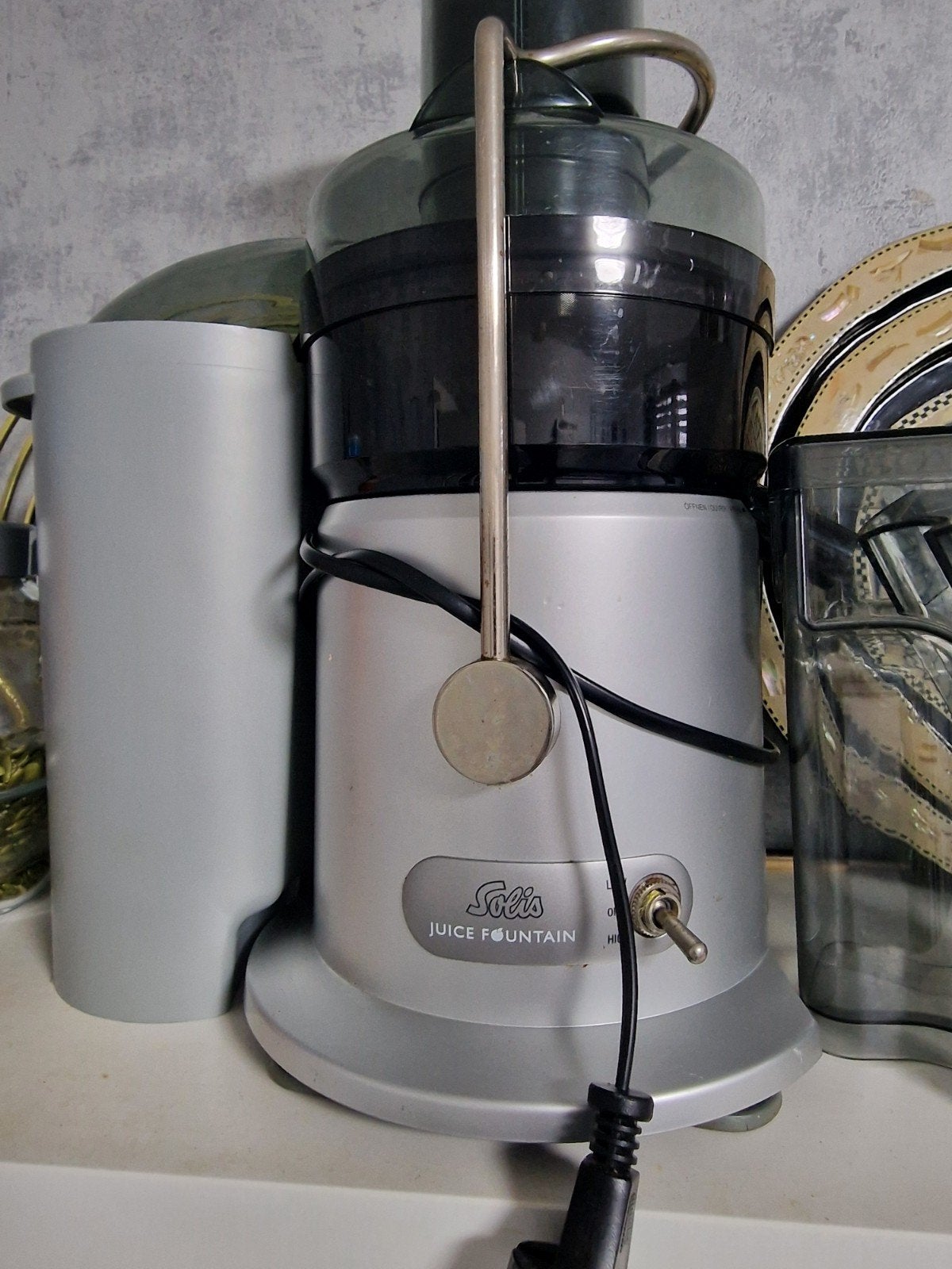 Solis Juice Fountain sapcentrifuge, Ophalen of Verzenden, Gebruikt, Elektrisch, Sapcentrifuge